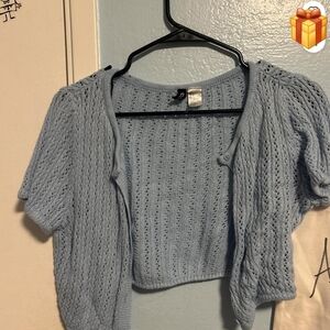 Divided Light Blue Women's Cardigan